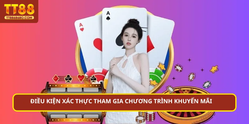 Điều kiện xác thực tham gia chương trình khuyến mãi